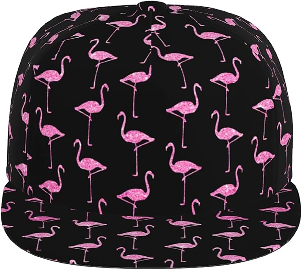 custom all over print flamingo logo mens flat brim bill flatbill fifty snap back snapback gorras goras fitted caps hats for men