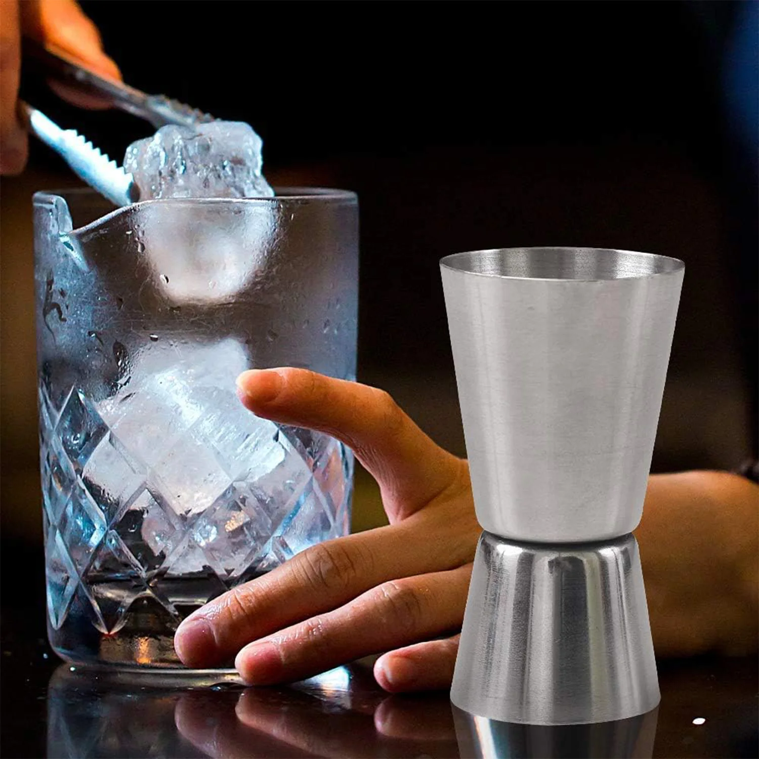 New Design Shiny Copper Jigger for Tabletop Use Stylish and Functional Bar Tool for Home and Professionals