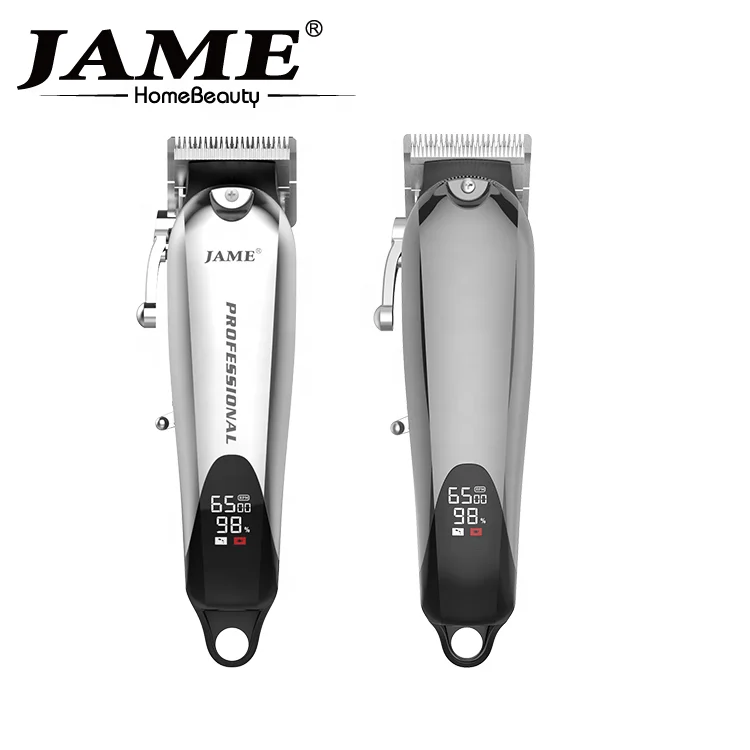 HomeBeauty LCD smart digital display barber shop electronic personal care hair clippers professional hair trimmer