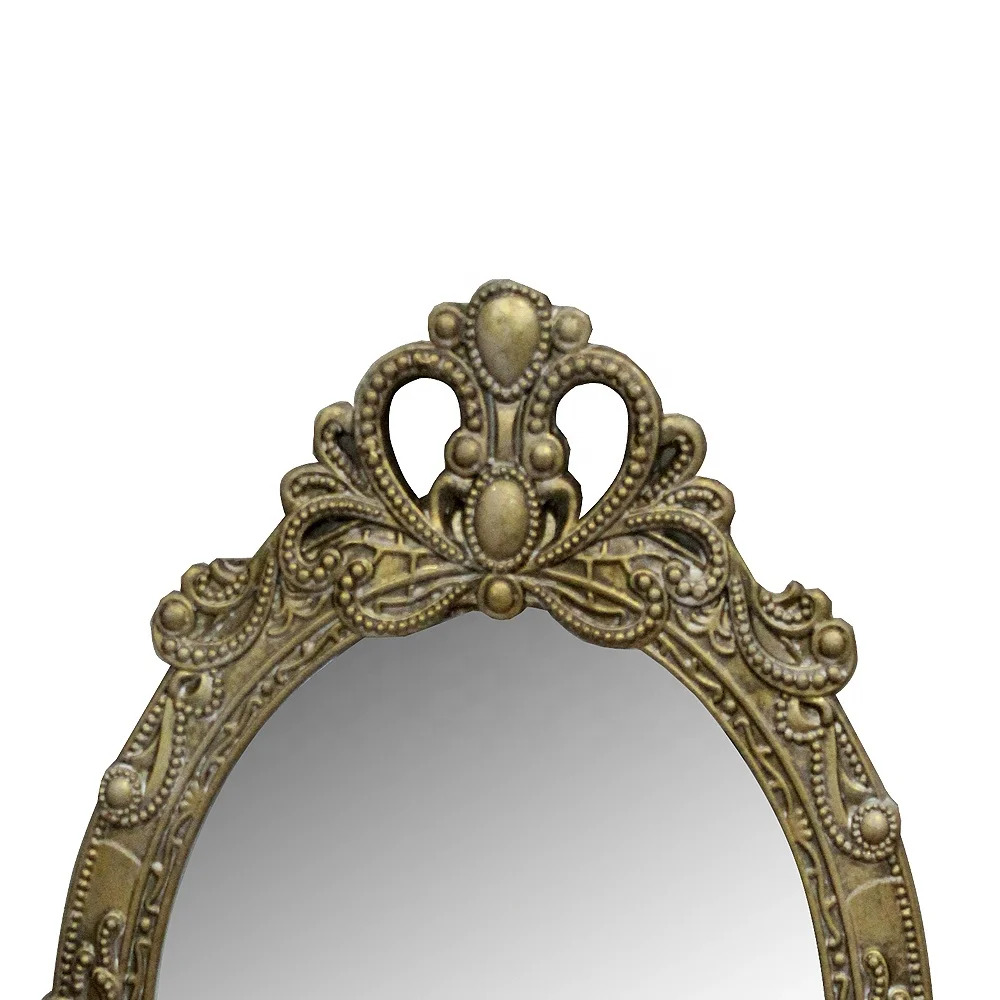 Luckywind изящное французское стильное Золотое декоративное овальное деревянное настенное