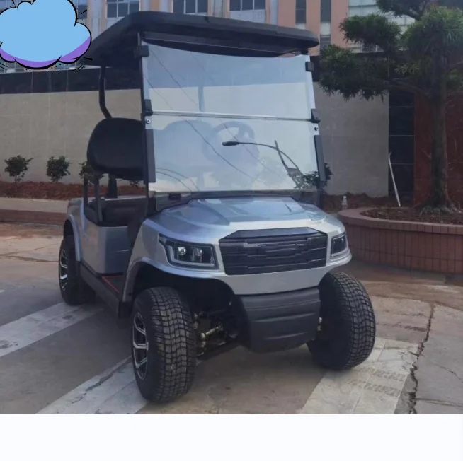 2 4 6 8 Custom Seater Lithium Batteries Folding Golf Carts Electric Golf cart 36 volt 48V ONE-CLICK Foldable