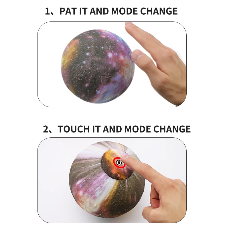 3D Moon Lamp 16 Colors Touch Light With Remote Control USB Rechargeable LED Night for Home