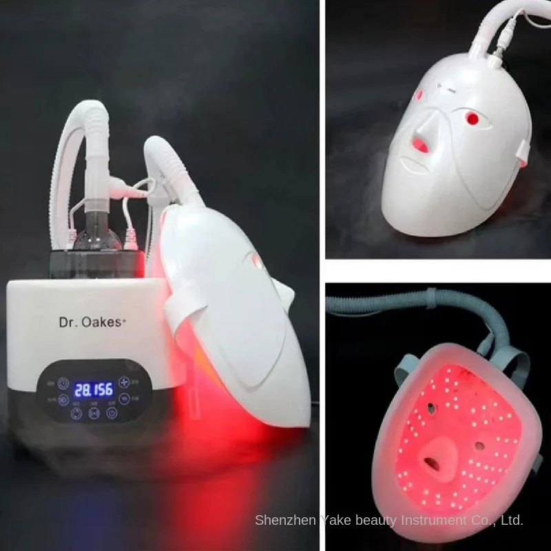 DROAKES Phototherapy nebulizer photon atomizer seven-color light skin rejuvenation hot and cold Nano spray beauty device