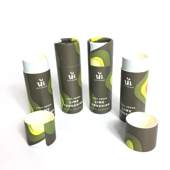 Biodegradable paper tube for lip balm mini lip balm push up containers