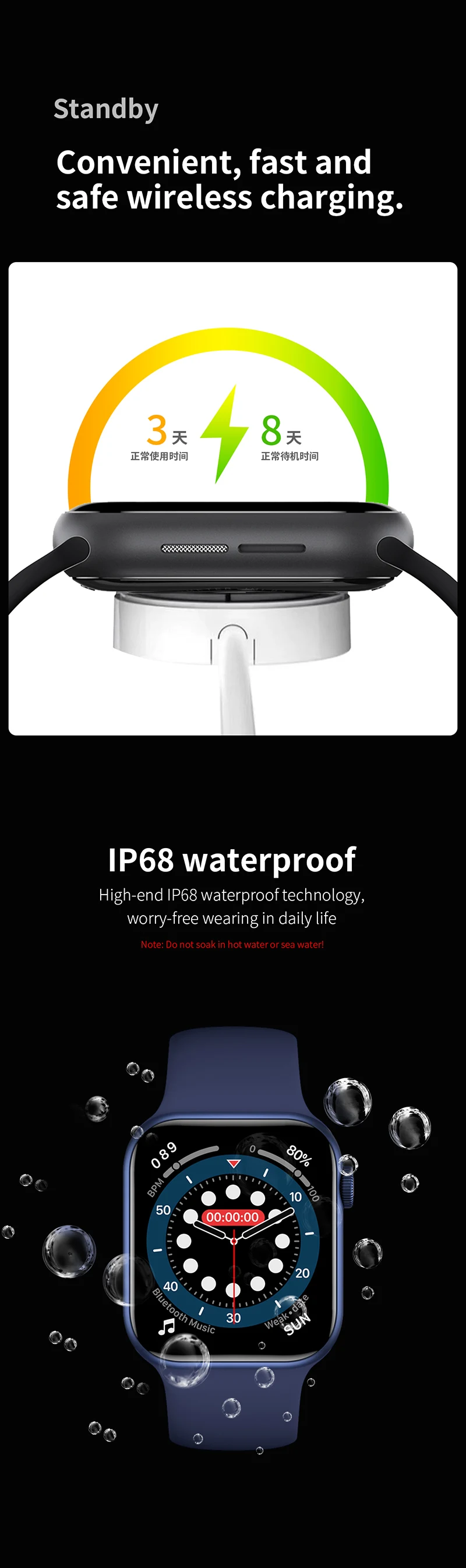 Последняя модель 2021 года умные часы BT4.0 W26 + новинка reloj inteligente bt Смарт-часы t500 серии