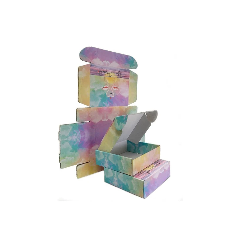 Unicorn Multicolor Shipping Boxes Corrugated Mailing Box for Shipping Packaging Craft Gifts Giving Products