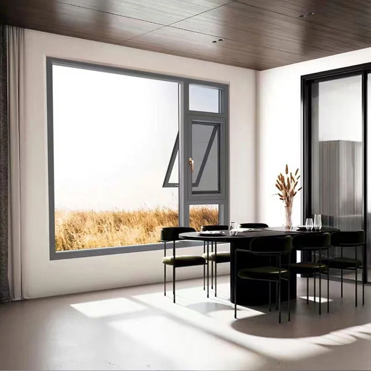 Sealed Thermal Insulated Casement Windows, Aluminum Soundproof Windows, Double Glazing Manufacturer