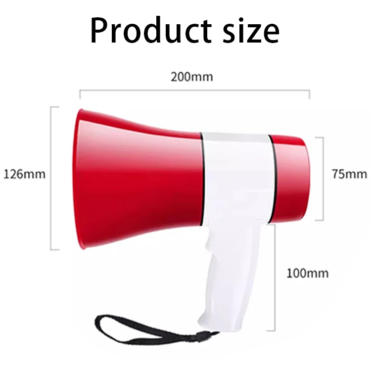 hand held megaphone loudhailer microphone usb socket portable microphone loudspeaker hand held loudspeaker