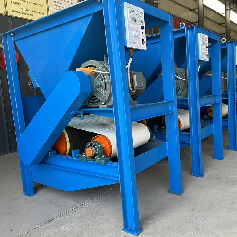 High Performance Industrial Mining Machinery Single Roller Dry Magnetic Separator For Iron Separation