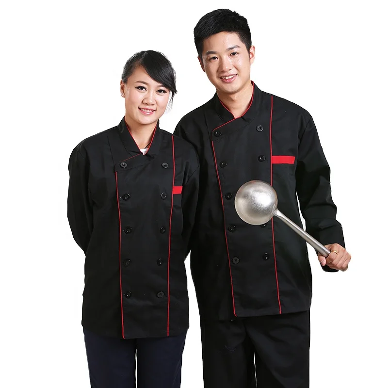 OEM restaurant uniform white chef coat cooking chef jacket restaurant uniform chef jacket