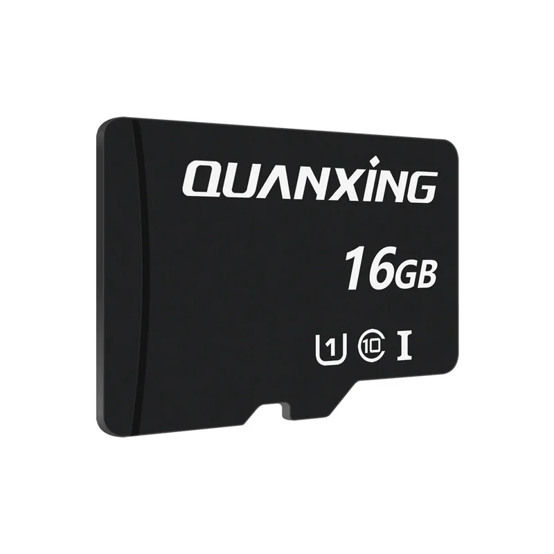 QUANXING TF Card 16GB Class10 U1 High Speed for Phone/Camera/Recorder Micro 16G C10 SD Memory Card