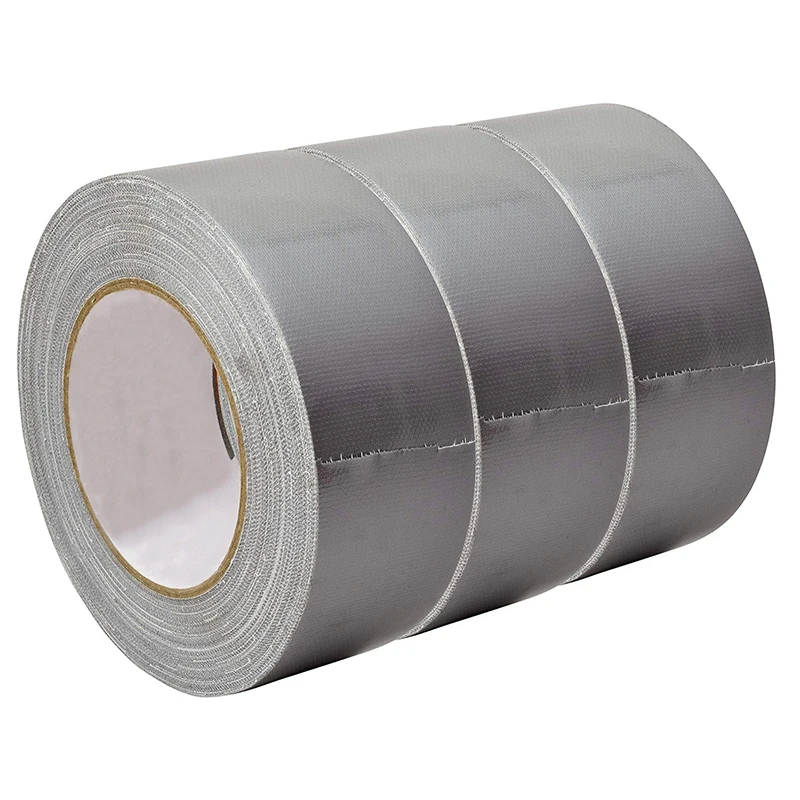 General Purpose Sliver Easy Tear Waterproof Hot Melt Adhesive Fabric Cloth Duct Tape
