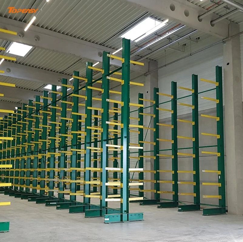 Настраиваемая сверхпрочная консольная стойка для хранения ПВХ труб