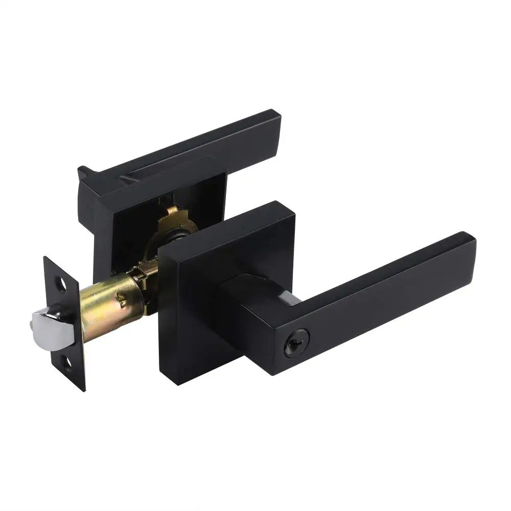 Hot Selling High Security Modern Grip Door Lever Zinc Alloy Entrance Privacy Passage Dummy Lever Handle Lockset