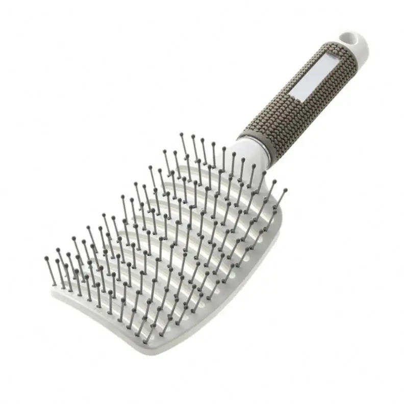 Hair Scalp Massage Comb Hairbrush Bristle Nylon Women Wet Curly Detangle Hair Brush for Salon Hairdressing Styling Tools V232