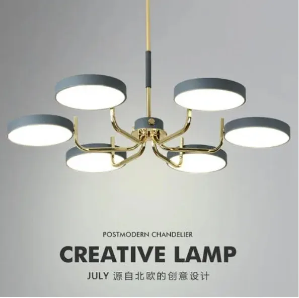 New Classical Pink Frosted glass modern lampshade indoor Chandelier pendant lamp