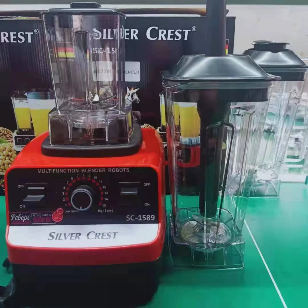 Cheap 2 in 1 Electric blender with Small Cup 2.5L EU UK 220V 3000W 4500W 2 in 1 SC-1589 Silver Crest Blender