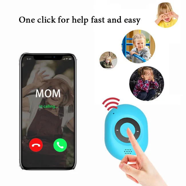 Small Gadgets Senior Product Ble Elderly Fall Detector Lone worker 911 emergency alert Alarm with Cellular GPS Location