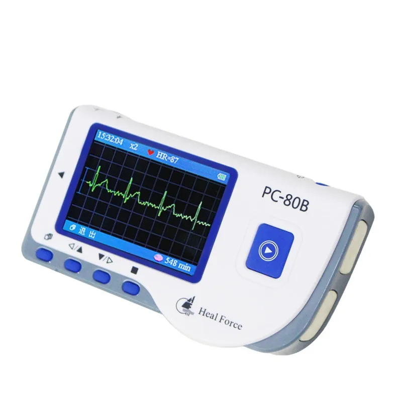 
 Медицинское оборудование портативный ekg ручной 2,8 Corlorful Lcd дисплей 30S ECG машина цена  