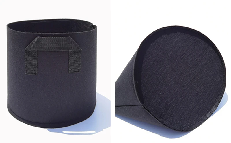 Black Fabric Grow Pots for Indoor Outdoor Planting Grow Bags Outdoor Plant Pots with Handles Potato Grow Bags Premium Fabric Pot