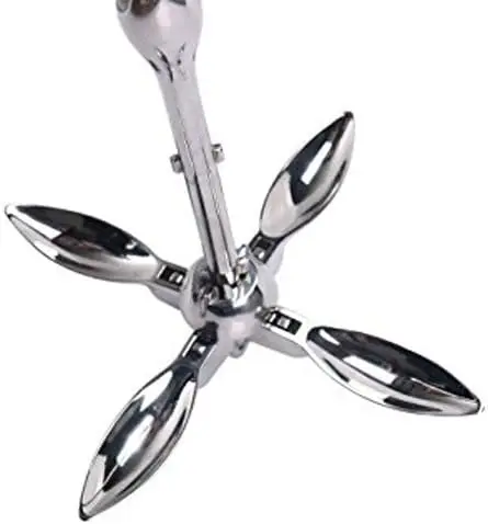 Folding Grapnel Anchor Stainless Steel 0.7-16kg Boat-Marine-Yacht-dinghies