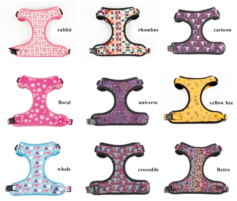 All size and color free design soft mesh pet vest yellow bee dog harness for small medium dog