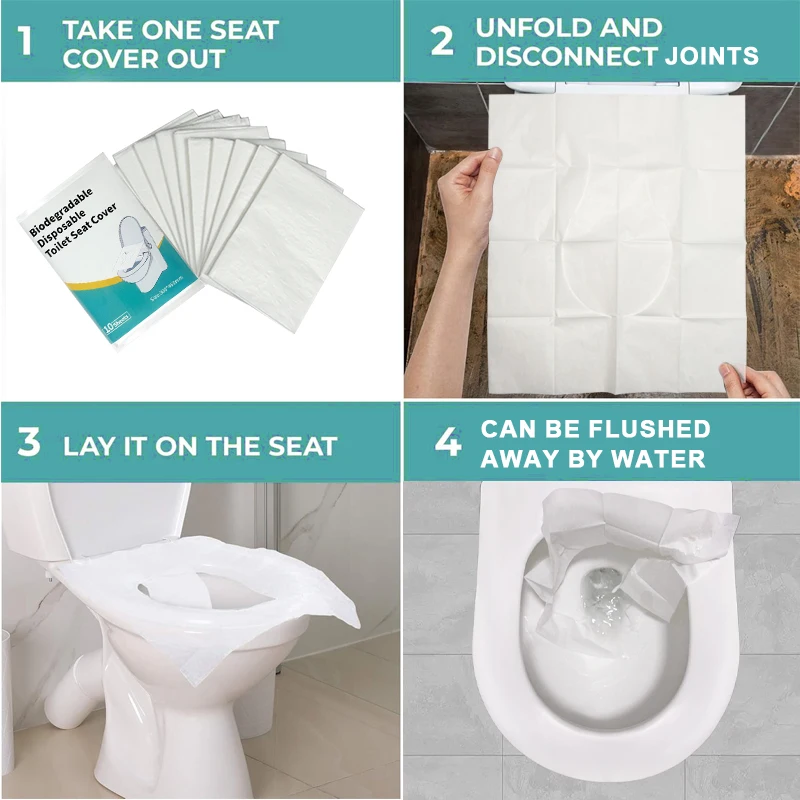 Flushable Toilet Seat Cover Disposable Toilet Cover Toilet Seat Covers Disposable