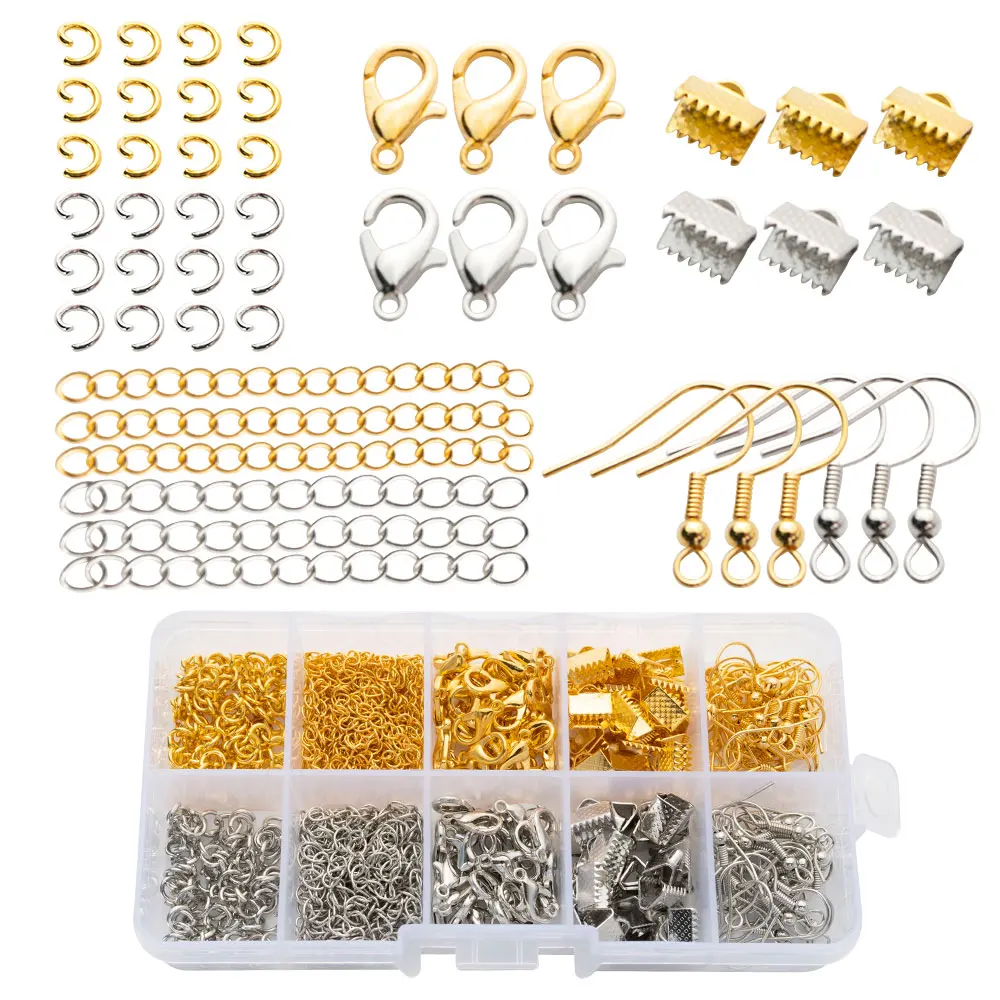 Cheap Gold And Silver Plated Ear Hook Single Circle DIY Earring Hooks Set