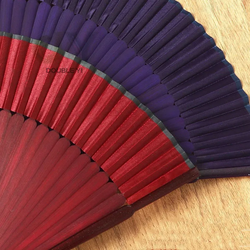 Custom Chinese Folding Hand Fan Decorative Handheld Silk Fan for Wholesale