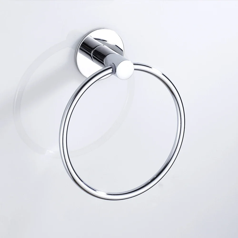 Towel Ring Brushed Nickel  Towel Rack Stainless Steel Round Towel Holder For Bathroom