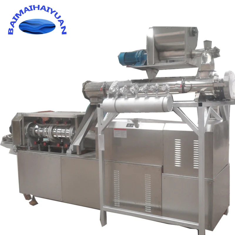 Pakistan 180-200kg/h fish feed extruder blade feed processing machine cost floating fish feed premium 30 protein