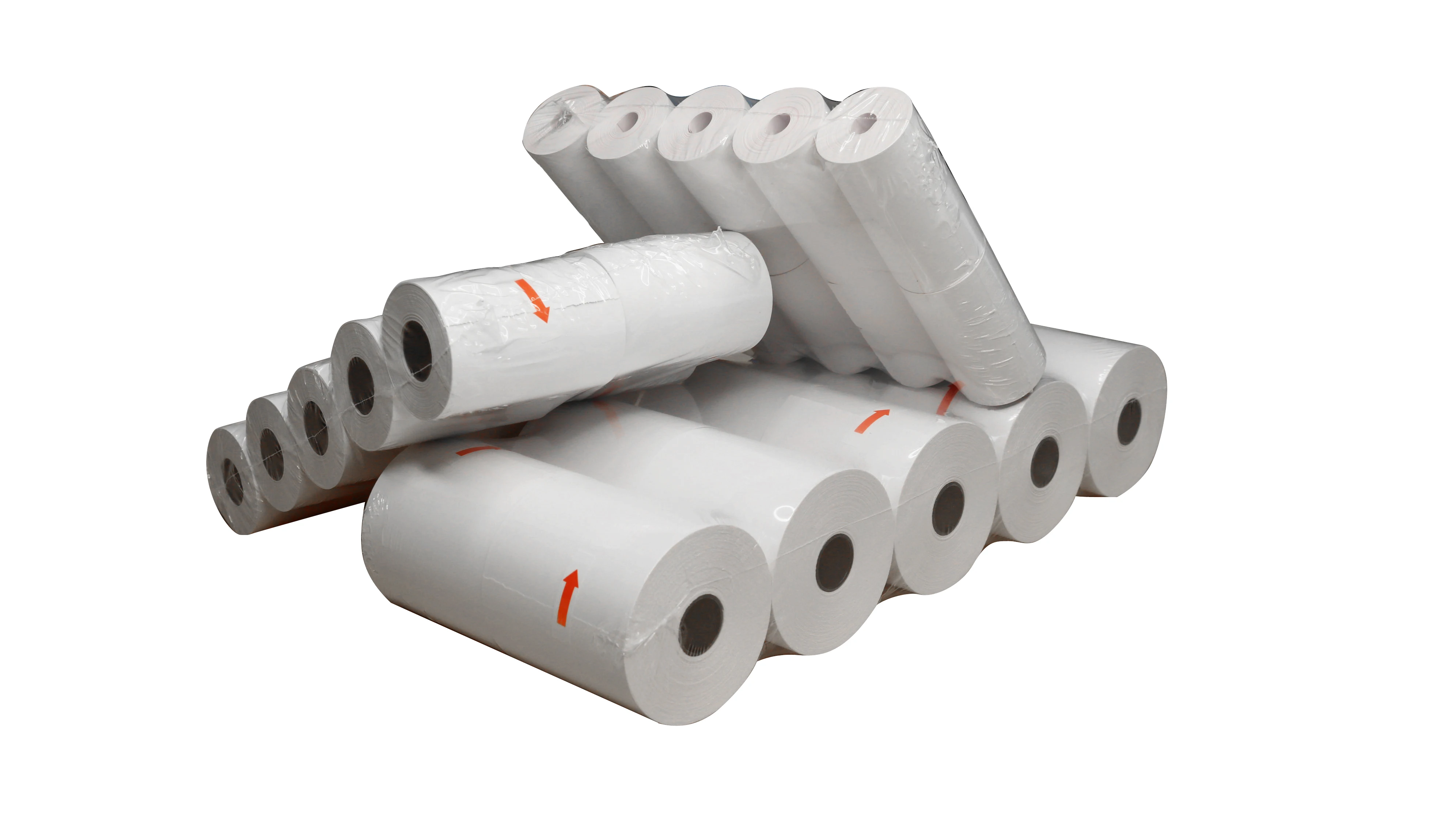 Extra white Thermal receipt cash register paper thermal paper roll for ATM machine and credit card terminals calculators