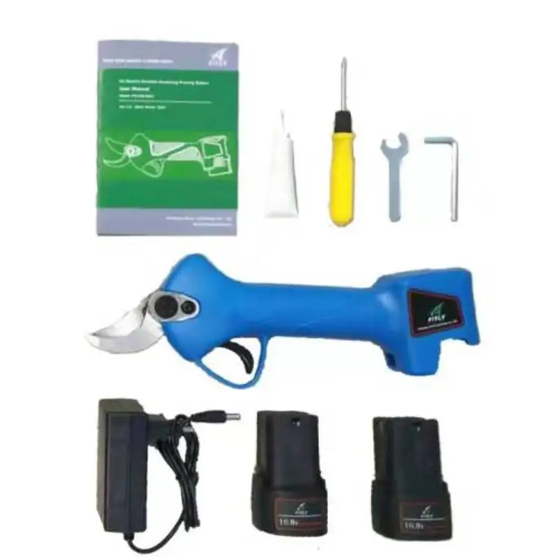 Электрические ножницы для виноградников 25 в 40 мм, хит продаж, беспроводные электрические ножницы для обрезки с литиевой батареей