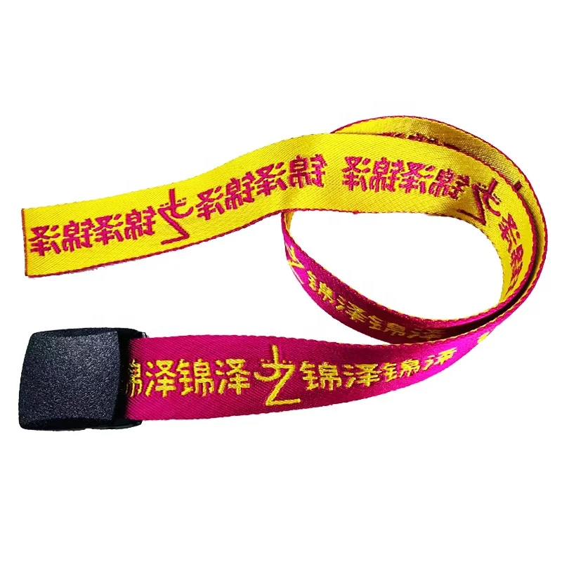Adjustable Casual Automatic Plastic Buckle Nylon Woven Belt Fashion Business Men Women Designer Famous Branded Jacquard Belts