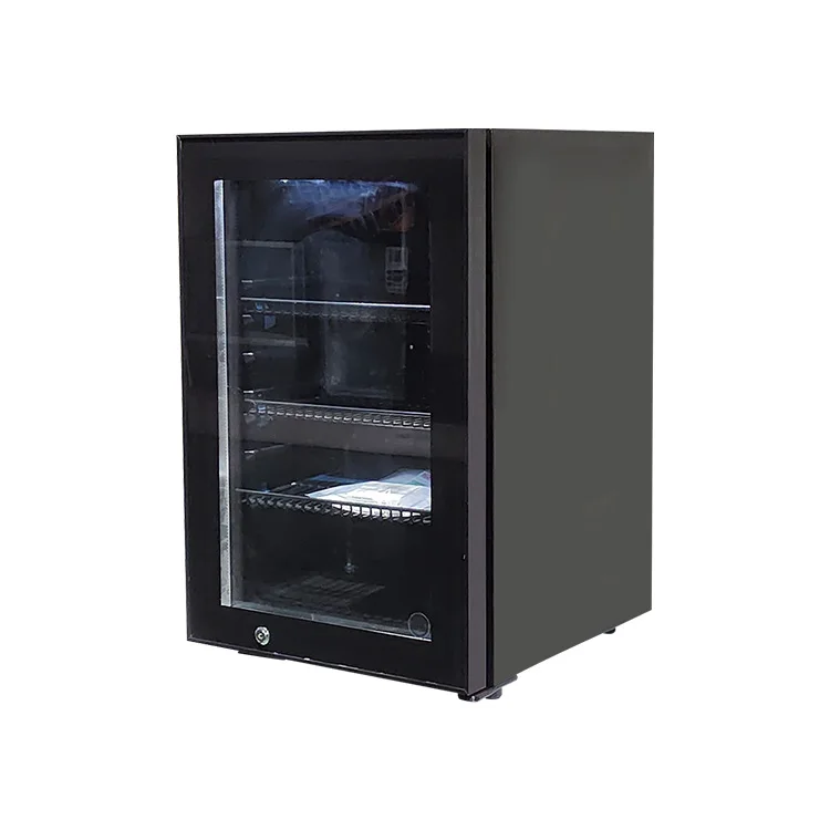 Meisda SC68E Counter Top Small 68L Commercial Beer Display Fridge With Narrow Bezel Glass Door