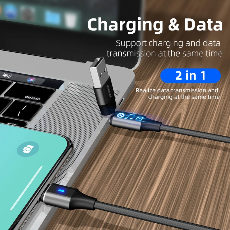 2021 удивительная модель быстрой зарядки PD 60 Вт Магнитный USB-кабель Тип c до 3 квадратных головок для ноутбука в наличии