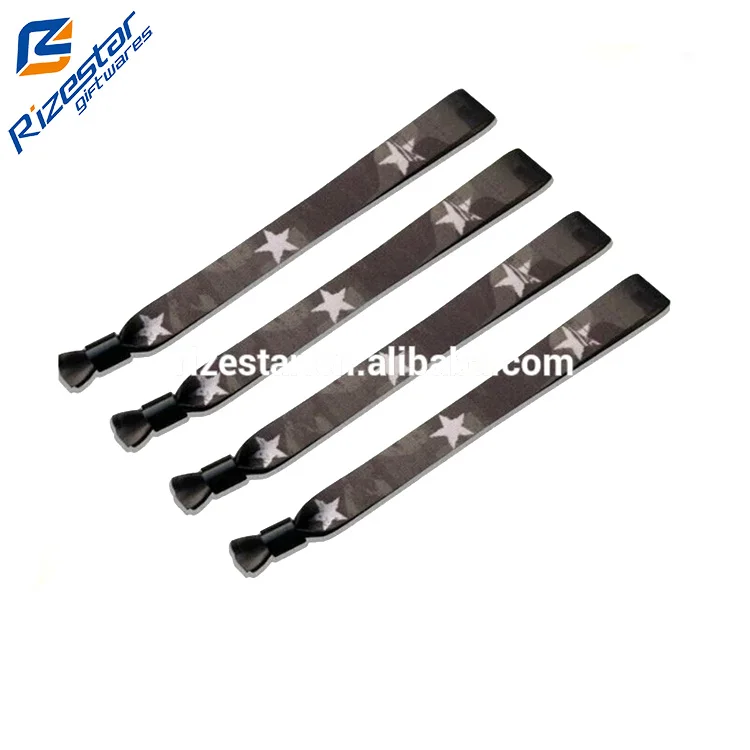 
Customized Event /Festival Woven Fabric Wristband 
