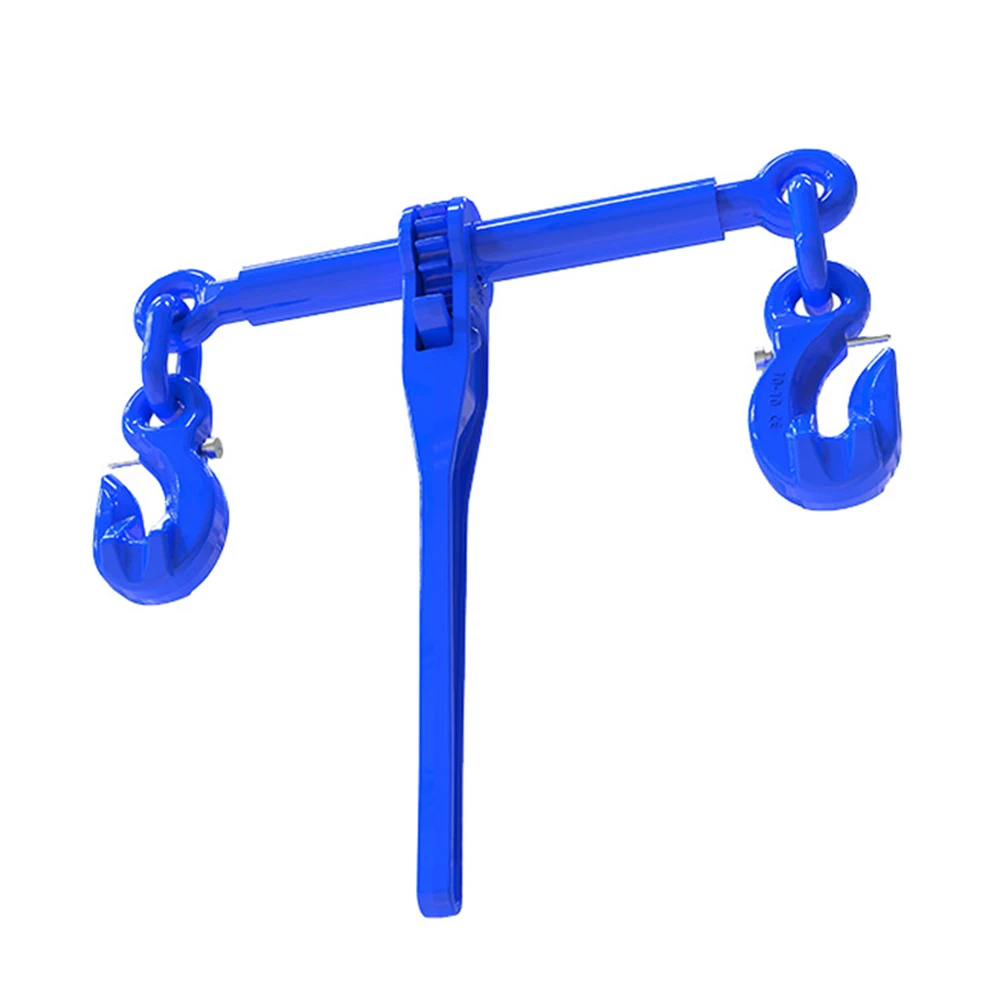G100 Drop Forged Blue Painted Ratchet Chain Load Binder with Hooks