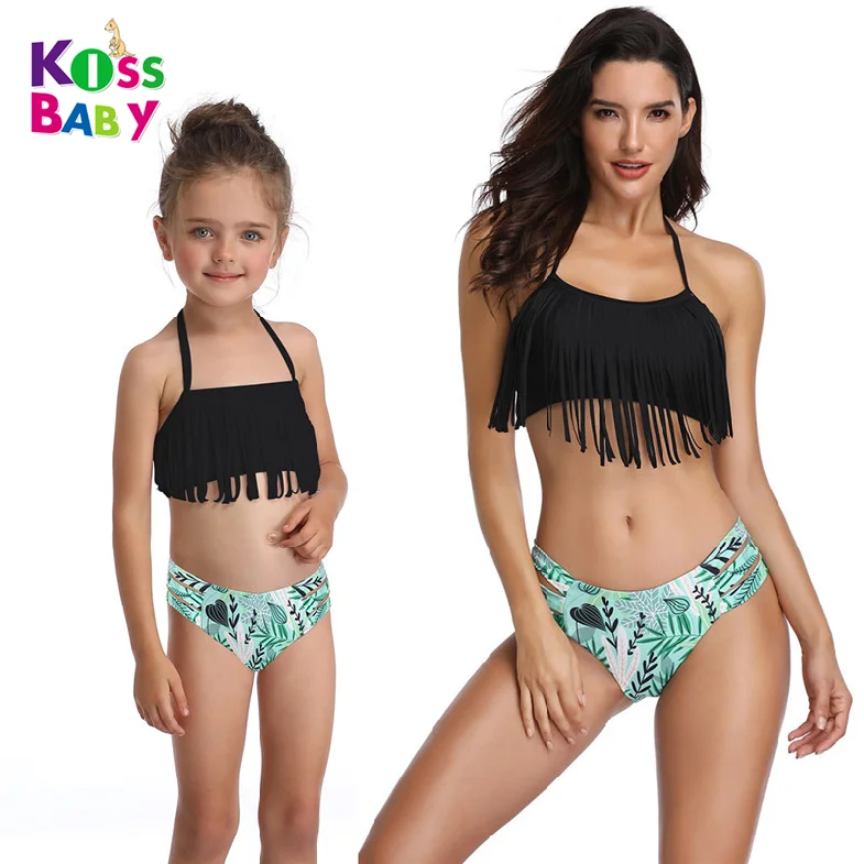 
wholesale swimsuit mommy and me swimwear bikini family matching clothes outfits look mom mum baby dresses clothing 