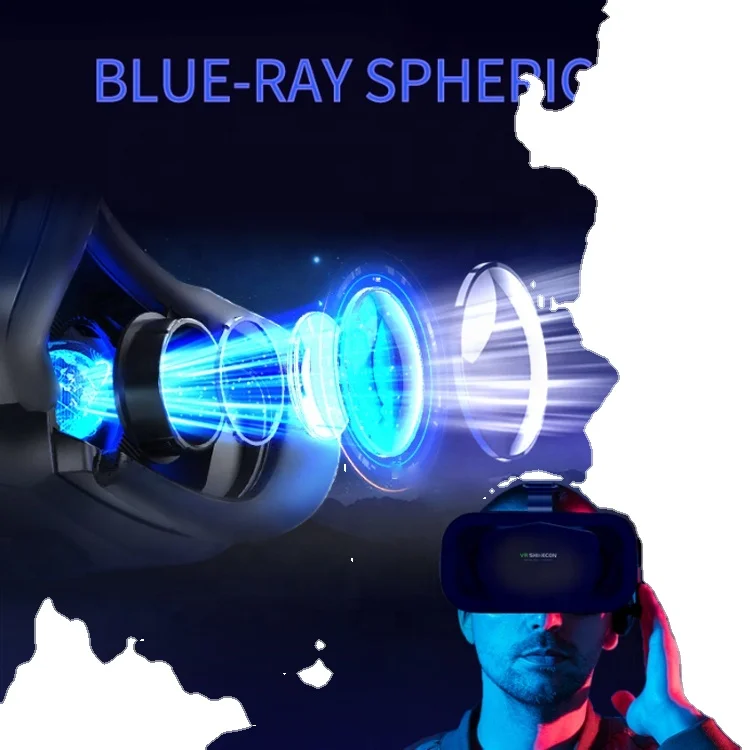  Высококачественные 3d очки vrshinecon для ухода за глазами игровые с дистанционным управлением комбинированные 3D фильмы Vr гарнитуры виртуальной реальности