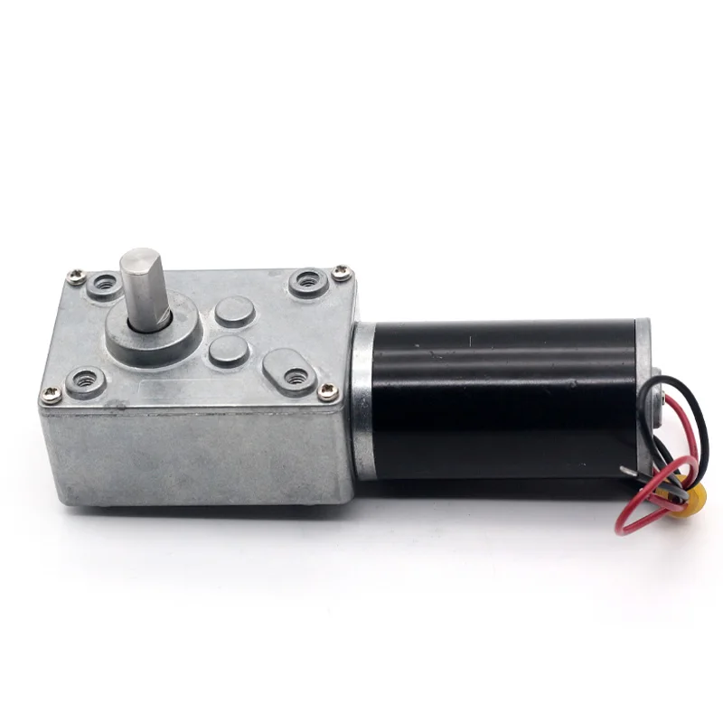 worm gear reduction motor factory direct A58-31ZY 12/24V 10-470RPM with 31ZY self-locking reduction motor worm gear motor 12v