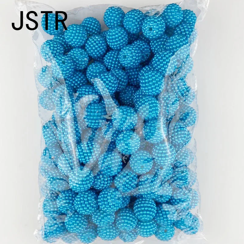 450g/bag 20mm Pink color ABS plastic chunky Bayberry Beads for jewelry making kid round Loose Beads bubble gum beads crafts