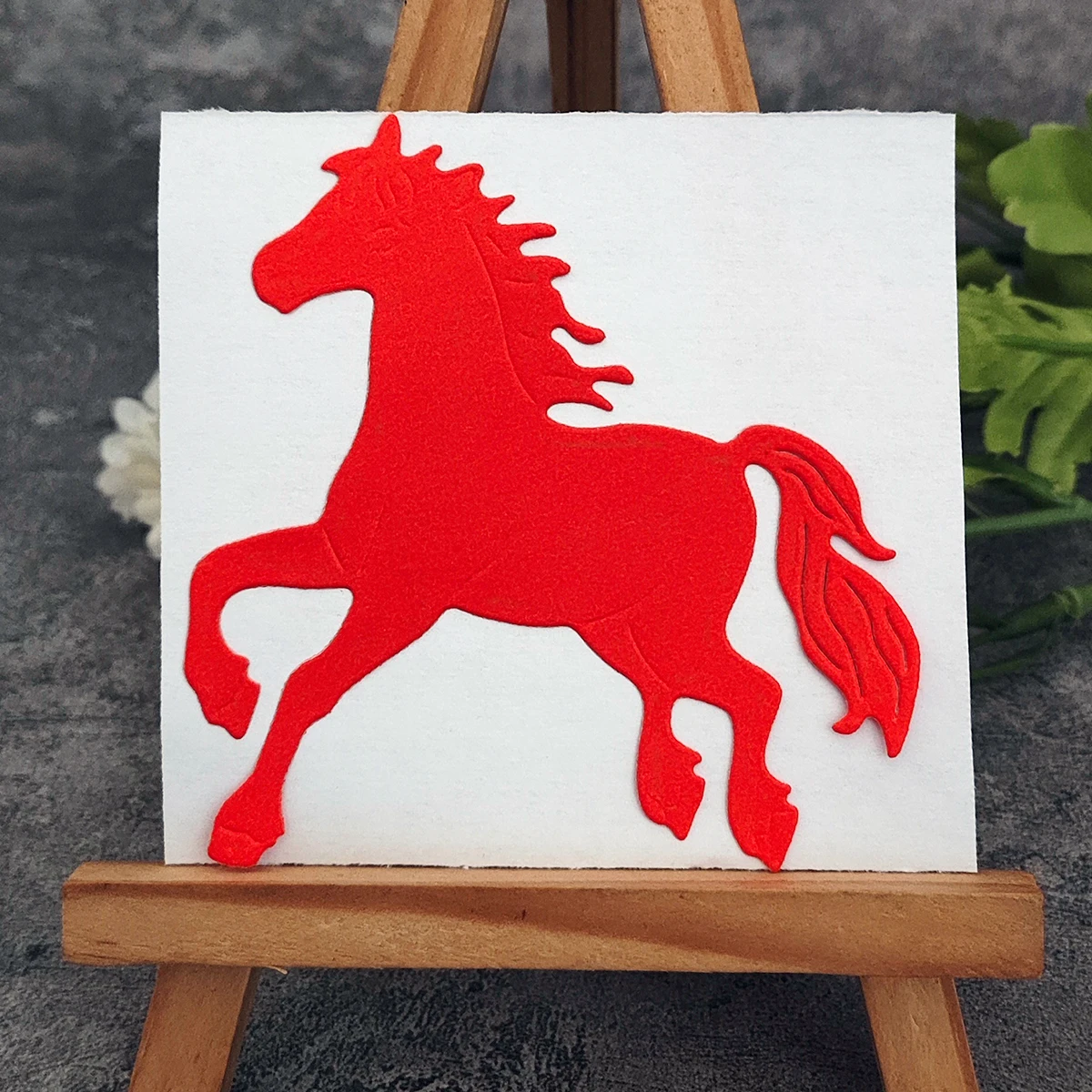 AAGU New Metal Cutting Dies Mould Scrapbooking Invitation Card Decoration Animal Horse Scrapbooking Craft Cutting Die