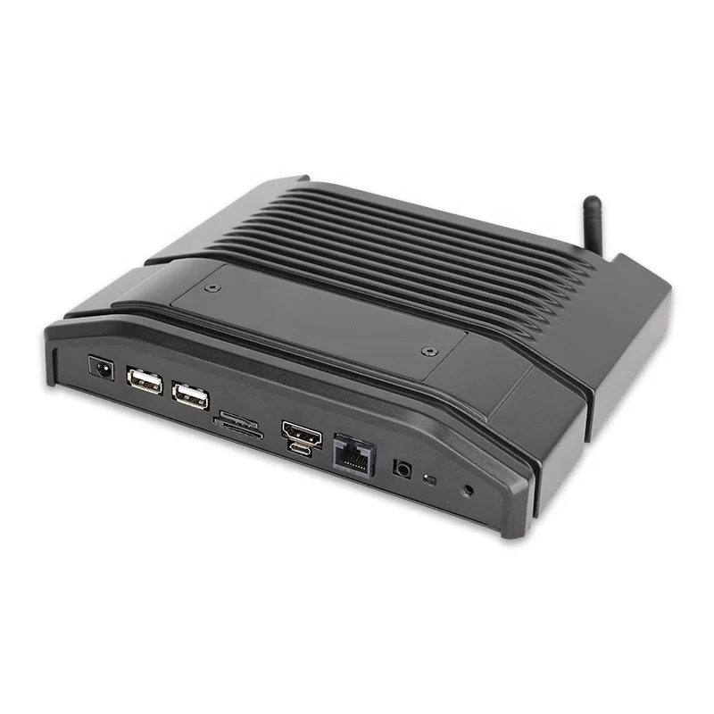 Industrial Mini PC RS232 Wifi 2.4g RJ45 OTG Fanless Industrial Computer Mini PC For Parking Lot Self-service Charge Terminal