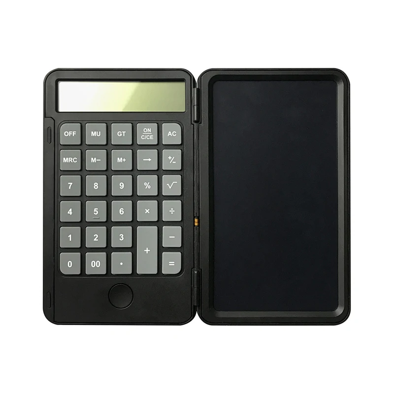 New Hot Selling Mini Graphical Calculator Portable Button Folding Scientific Calculator With Writing Tablet Board