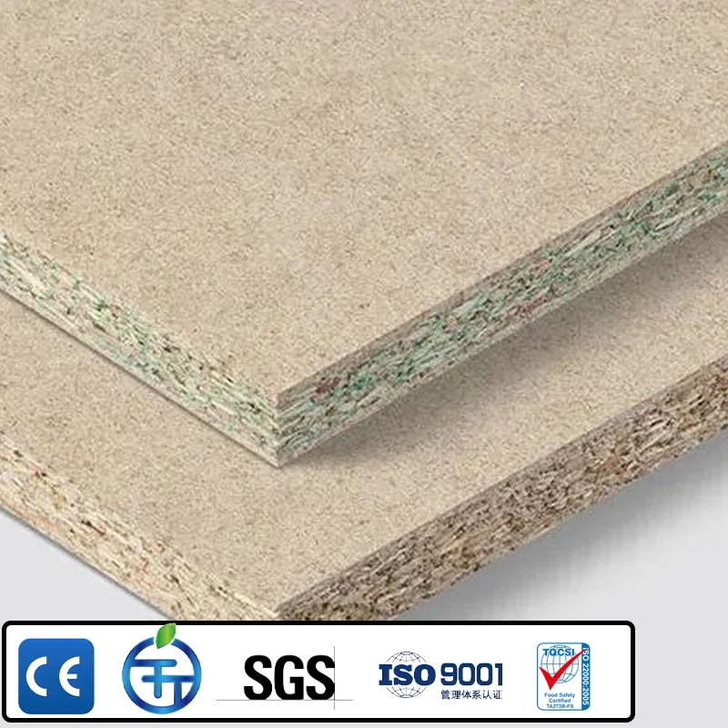 E0 E1 E2 MDI P2 Glue Moisture Resistant Water Resistant Particle Board/Particleboard for Furniture