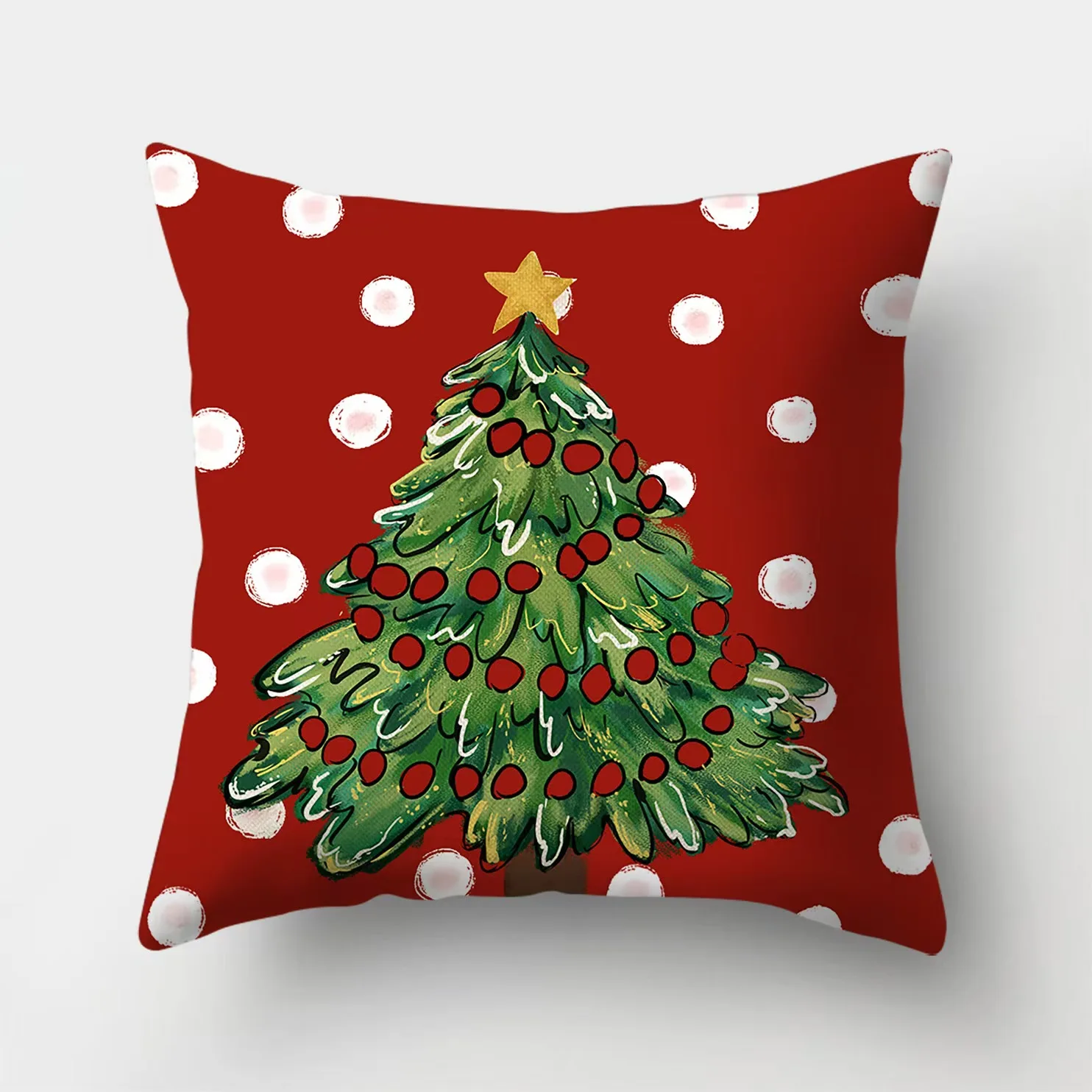 Christmas pillow Santa Claus cushion set Bedroom pillow set Bedroom living room holiday decoration