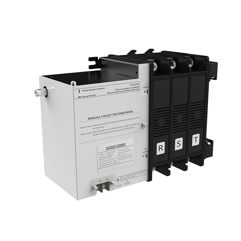 LVMA LMS1-63LA 63A 2/3/4 Poles 8KV Automatic Transfer Switch Pc Class Dual Power Changeover Switch For Household Electric