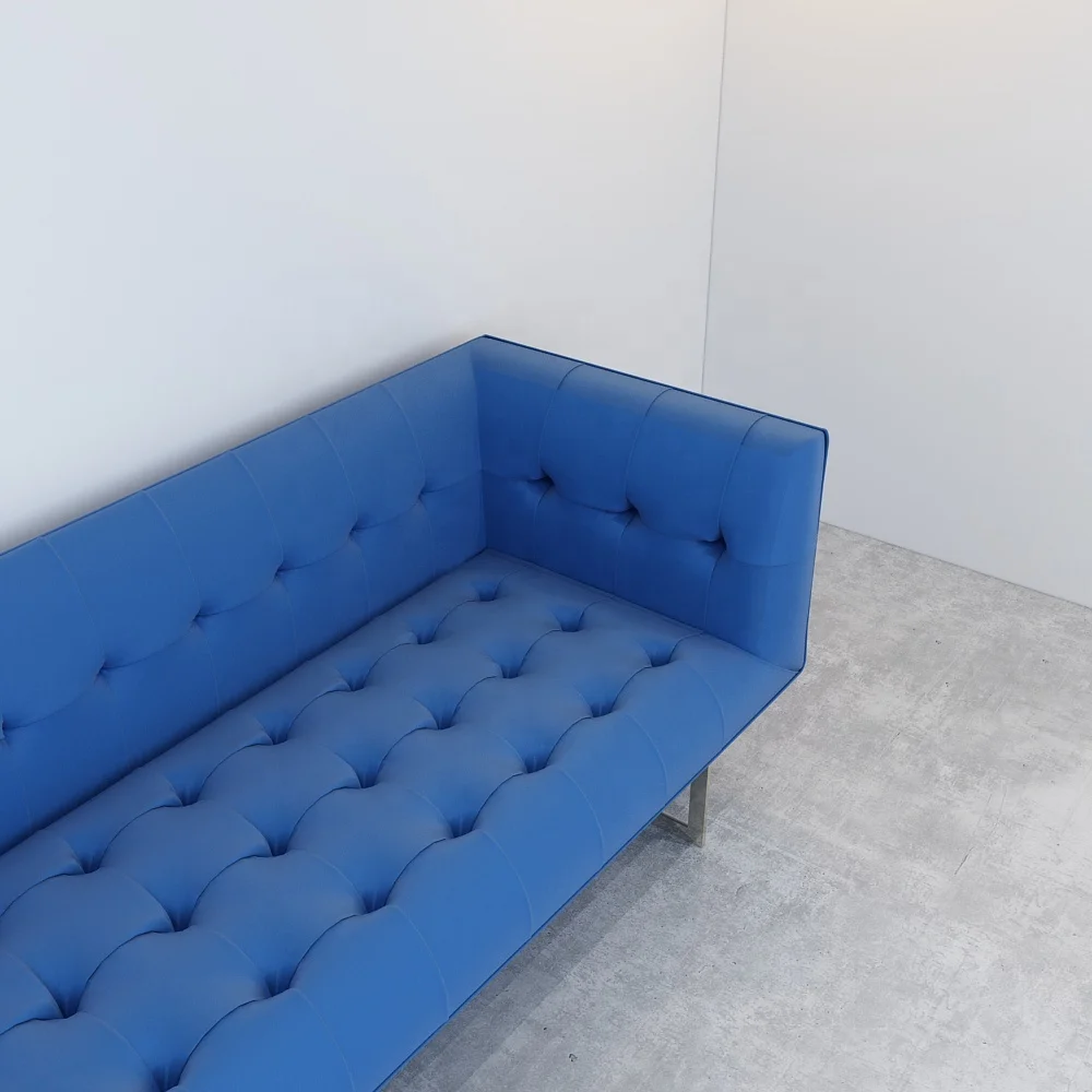 New Design Luxury blue velvet fabric Sofa Furniture living room sofa