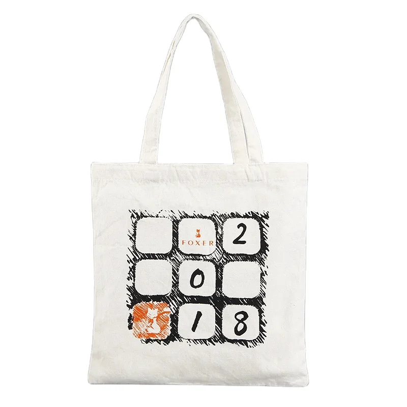 cheap shopper fabric 5oz 6oz 8oz 10oz 12oz canvas cotton sling bag with custom logo print